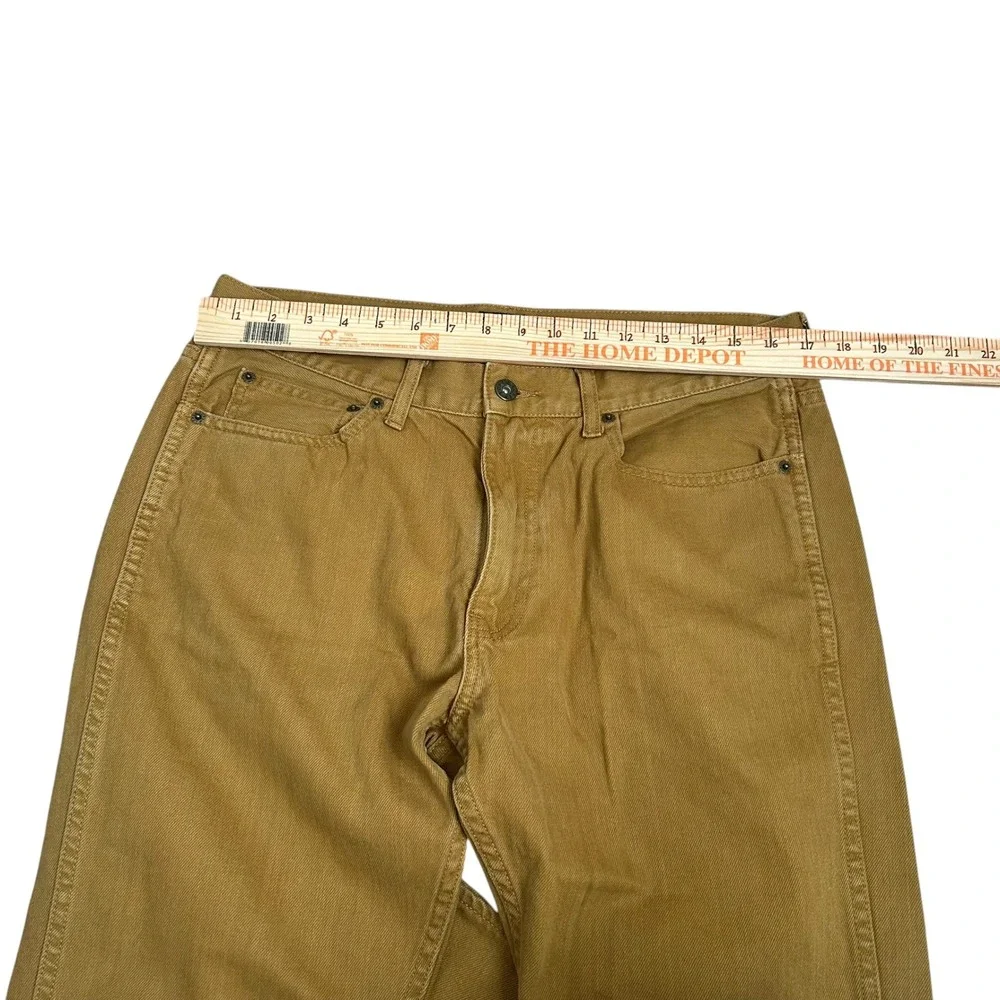 J.Crew The Sutton Straight Fit Pants Mens 33x32 Caramel Brown Chino Trousers